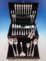 Du Barry by International Sterling Silver Flatware Set 8 Dinner Service 63 Pcs