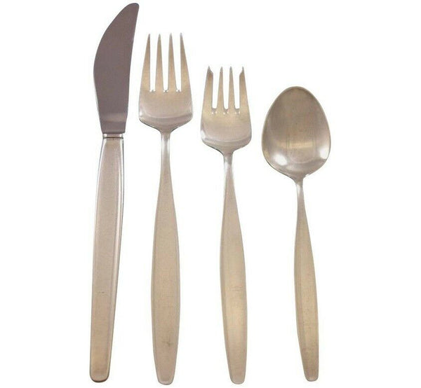 Cypress by Georg Jensen Sterling Silver Flatware Set Service 32 pcs Dinner