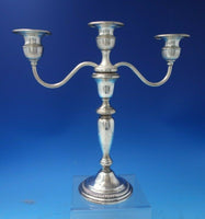Gadroon by Empire Sterling Silver Candelabra Pair 3-Light 11" x 10 1/2" (#5795)
