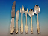 Beaded by Georg Jensen Sterling Silver Flatware Set 12 Service 72 pcs Dinner