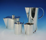 Swid Powell Collection Guido Galbiati Sterling Silver Tea Set 4pc Modern #3251