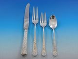 Old Brocade by Towle Sterling Silver Flatware Set for 12 Service 99 pieces