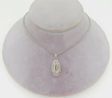 Platinum 1.22 Carat Genuine Natural Diamond Halo Pendant (#J4088)