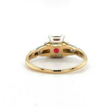 14k Yellow Gold 1.03 Carat Jedi Red Spinel Ring (#J5565)