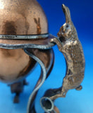 Rabbit by Joseph Heinrichs Copper Brass Silver Egg Coddler 11 3/8" x 9" (#5957)