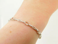 14k Gold 1.97ct Oval Genuine Natural Morganite Bracelet with Diamonds (#J4072)