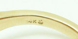 14k Yellow Gold Genuine Natural Opal Ruby and Diamond Ring (#J2650)
