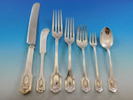 Adam by Shreve Sterling Silver Flatware Set for 12 Service 93 pcs Dinner Mono W