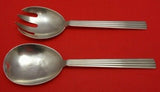 Bernadotte by Georg Jensen Sterling Silver Salad Serving Set 2pc FH AS 9 3/8"