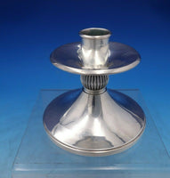 Old French by Gorham Sterling Silver Candlestick Pair #1089 3 3/4" x 4" (#6381)