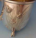 Tiffany & Co. Sterling Baby Cup with 3-D Rabbits Chased Grasses & Foliage #0127