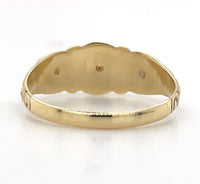 10k Yellow Gold Seed Pearl Child's Baby Infant Ring Size 0 Jewelry (#J6144)