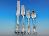 Majestic by Alvin Sterling Silver Flatware Set for 12 Dinner Service 167 Pieces