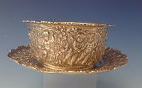 Tiffany & Co. Sterling Silver Child's Set 2pc Bowl & Underplate w/Cupids #0111