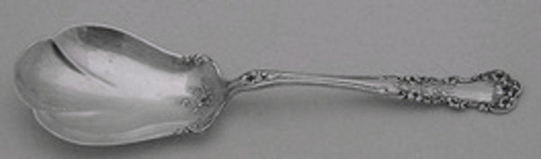 Pansy by International Sterling Silver Berry Spoon with Scalloped Bowl 9"