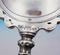 Tiffany and Co Sterling Silver Hand Mirror Early Union Square Birds Cherub #3764
