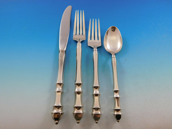 Carpenter Hall by Towle Sterling Silver Flatware Set for 12 Service 58 pieces