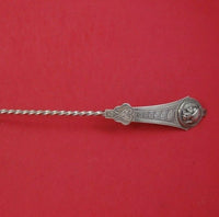 Medallion by Unknown Coin Silver Soup Ladle Bright-Cut Twisted 13" Serving