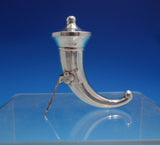 Swedish Sterling Silver Salt and Pepper Shaker Pair Viking Horn Shape (#4766)