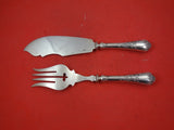 Model No.150 by Bruckmann & Sohne German .800 Silver Fish Serving Set 10 1/2"