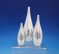 Swedish Modern by Allan Adler Sterling Silver Salt Pepper Sugar Shaker 3pc #6908