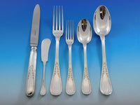 Puiforcat French 950 Sterling Silver Flatware Set Dinner Service 60 pieces