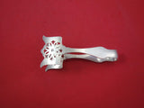 Pattern Unknown by Alvin Sterling Silver Pastry Tongs brite-cut 5"