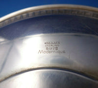 Modernique by Wallace Sterling Silver Serving Bowl #5978 1 1/2" x 9 3/4" (#5342)