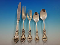 Alexandra by Lunt Sterling Silver Flatware Set for 12 Service 60 pieces