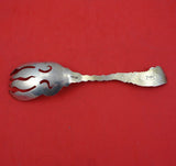 Medallion aka Etruscan aka Homeric by Shiebler Sterling Salad Serving Fork Gold