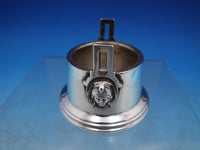 Medallion by Wood & Hughes Sterling Silver Salt Dip Egyptian Revival (#6695)