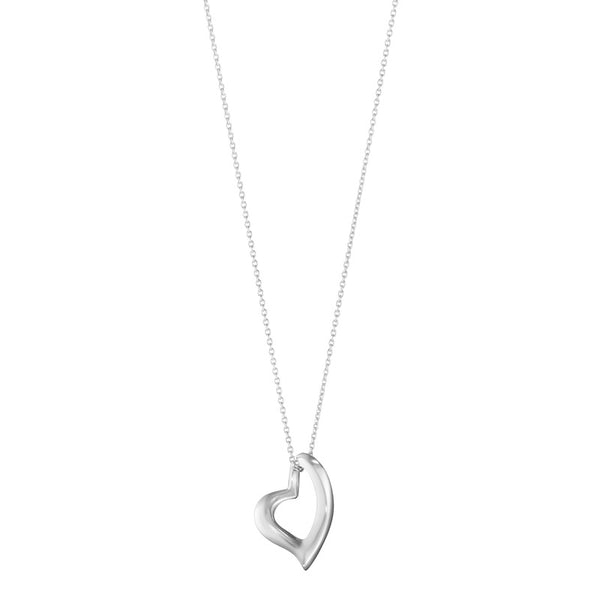 Hearts of Georg Jensen Sterling Silver Pendant Modern New