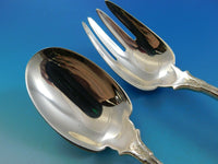 Persian by Tiffany and Co Sterling Silver Salad Serving Set Plain 10 3/8"