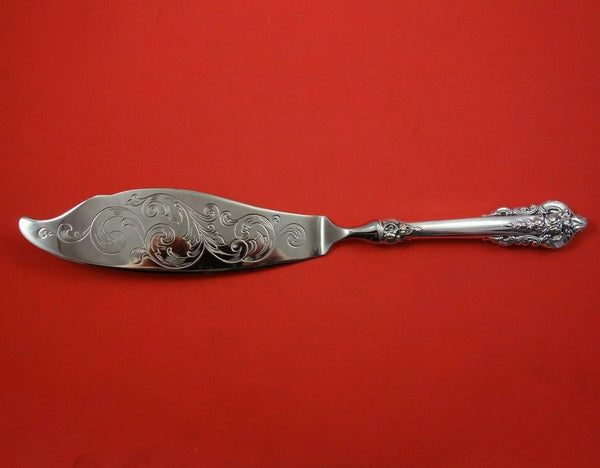Grande Baroque by Wallace Sterling Silver Fish Server HH WS Original Scalloped