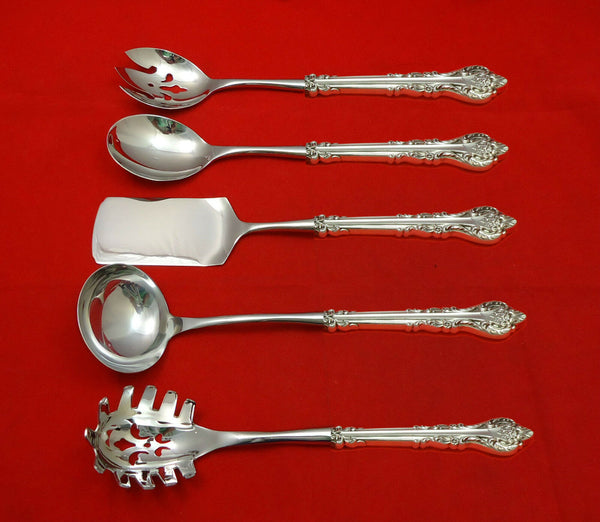 Silver Masterpiece by International Sterling Hostess Set 5pc HHWS  Custom Made