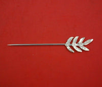 Olle Johanson Sterling Silver Hors D' Oeuvre Pick w/ Leaf 3" Heirloom Silverware
