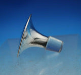Sterling Silver and Glass Bottle Stopper Round #177 2" x 2" (#6844)