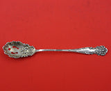 Old Rose by Fessenden Sterling Silver Olive Spoon Pierced Original 6 7/8"