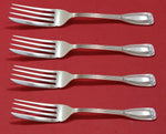 Saint Dunstan by Tiffany and Co Sterling Silver Fish Fork Set 4pc AS Custom Made