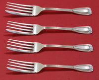 Saint Dunstan by Tiffany and Co Sterling Silver Fish Fork Set 4pc AS Custom Made