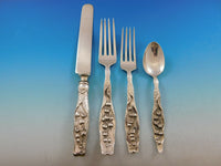 Lily of the Valley by Whiting Sterling Silver Flatware Set Service 80 pcs Dinner