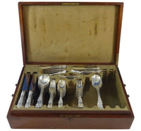 English King by Tiffany & Co. Sterling Silver Flatware Set 12 Service 111 Pieces