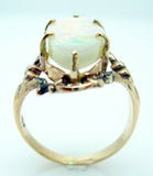 Luxurious 1.92ct Marquise Genuine Natural Opal Ring (#J444)
