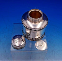 Wave Edge by Tiffany and Co Sterling Silver Tea Caddy #7623/701 10 ozt. (#6960)