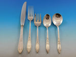 Lady Claire by Stieff Sterling Silver Flatware Set for 12 Service 66 pieces