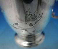 Cheltenham and Co English Sterling Silver Child's Cup Engraved Clown (#5558)