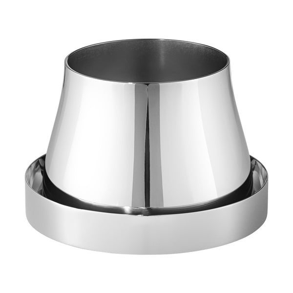 Georg Jensen Denmark Stainless Steel TERRA Pot and Saucer Small - New