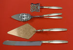 Summer Song by Lunt Sterling Silver Dessert Serving Set 4pc Custom Made