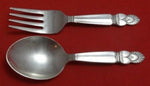 Princess Ingrid by Frank Whiting Sterling Silver Baby Set 2-Piece 4"