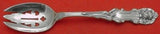 Lion by Frank Smith Sterling Silver Pierced Serving Spoon massive 3.4oz  8 3/8"